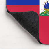 Hatian Flagge Mousepad (Ecke)