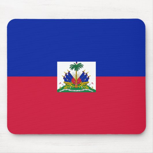 Hatian Flagge Mousepad (Vorne)