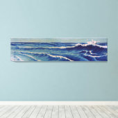 Hatō Zu Waves - Uehara Konen. Japanischer Holzbloc Leinwanddruck (Insitu (Holzboden))