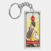 Hatoful Advent calendar 14: Yuuya Sakazaki Schlüsselanhänger (Vorderseite links)