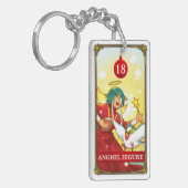 Hatoful Advent calendar 18: Anghel Higure Schlüsselanhänger (Vorderseite links)