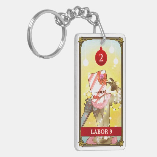 Hatoful Advent calendar 2: Labor9 Schlüsselanhänger (Vorderseite links)