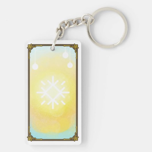 Hatoful Advent calendar 5: Nageki Fujishiro Schlüsselanhänger (Rückseite)