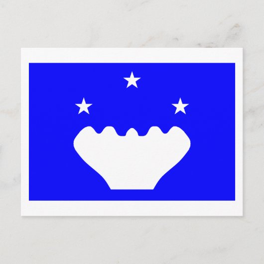 Hatohobei Flag Postkarte (Vorderseite)