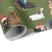 Hats 2020 Moos Geschenkpapier (Rolleneckpunkt)