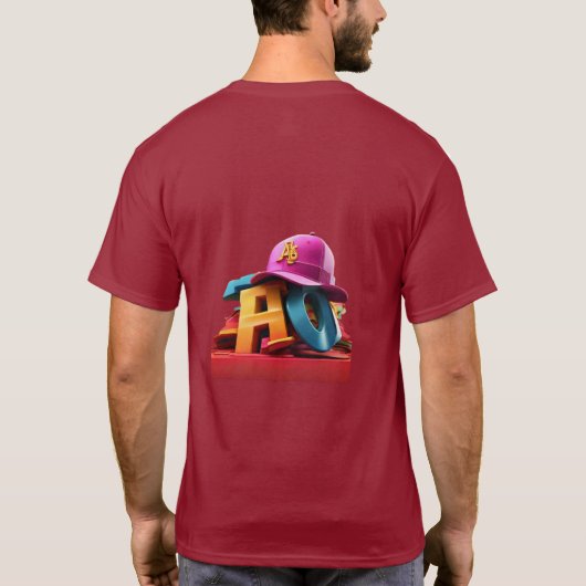 HATS: Angesagt-Hop-Inspiriert Threads T-Shirt (Rückseite)