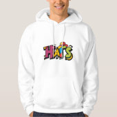 "Hats & Beats: Urban Angesagt-Hop T - Shirt Design (Vorderseite)