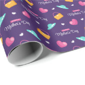 Hats, Handtaschen und Muttertag des Herzens Geschenkpapier (Rolleneckpunkt)