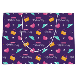 Hats, Handtaschen und Muttertag des Herzens Große Geschenktüte