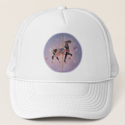 Hats, Kappen - Petaluma Karussell Pferd 2 (Vorderseite)