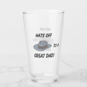 Hats Off, Grauhut-Glas-Cup Glas (Vorderseite)