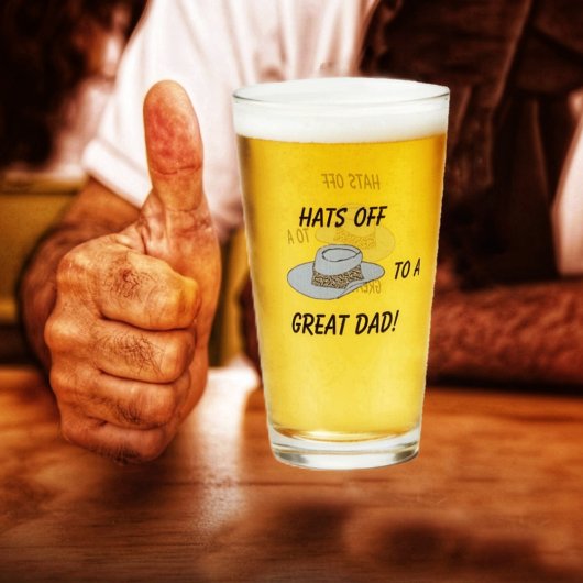 Hats Off, Grauhut-Glas-Cup Glas