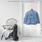 Hats Off-Gray Hat Jeansjacke