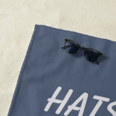 Hats Off-Gray Hat Strandtuch (Beispiel)
