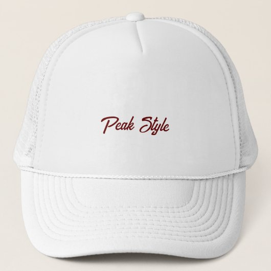 "Hat's Off to Style Iconic Cap Series" Truckerkappe (Vorderseite)