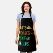 Hats Pferde Mint Juleps Derby Pferderennen Schürze (Getragen)