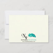 Hats und Krawatte für Hochzeiten Einladung (Rückseite)