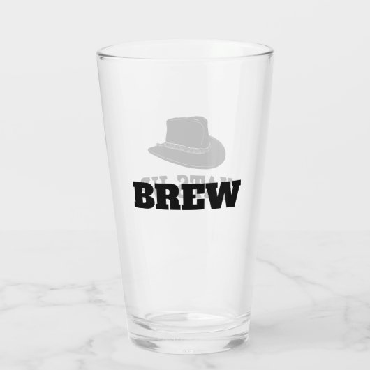 Hats Up Brew Glas (Rückseite)