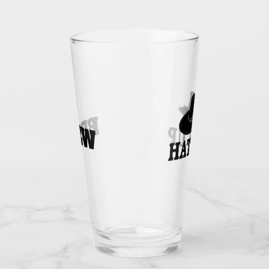Hats Up Brew Glas (Rechts)