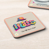 "Hats von urbanen Flairs" Getränkeuntersetzer (Linke Seite)