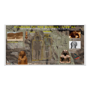 Hatshepsut II Pharao of the Exodus -1448 BC Poster