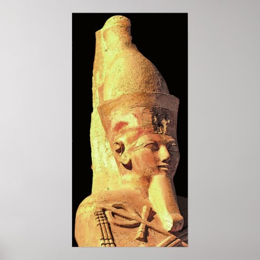 Hatshepsut Statue as Osiris Poster (Vorne)