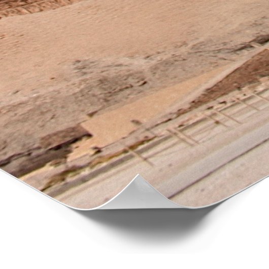 Hatshepsut-Tempel Poster (Ecke)