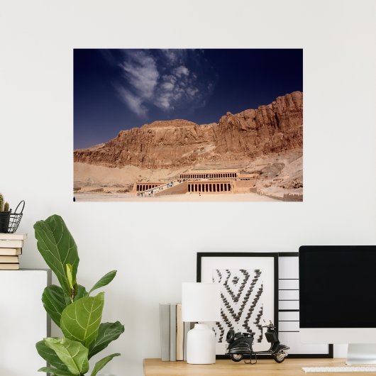Hatshepsut-Tempel Poster (Heimbüro)
