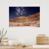 Hatshepsut-Tempel Poster (Küche)
