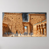 Hatshepsut Temple - Hall Timeless Egypt Poster (Vorne)