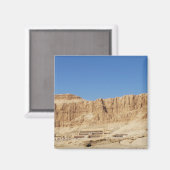 Hatshepsut Temple Panoramafoto Magnet (Vorderseite/Rückseite)