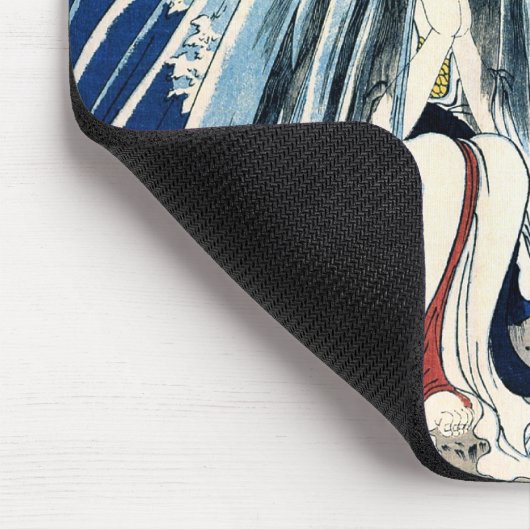 Hatsuhana Unterhalb von Tonosawa Wasserfall Kuniyo Mousepad (Ecke)