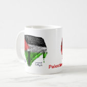 Hatta Flagge TASSE (Palästina), Version 11oz (Vorderseite Links)