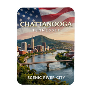 Hattanooga Tennessee Riverfront Reise Magnet