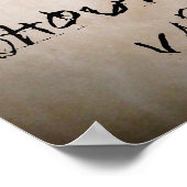 Hätte das Skull-Rauchen ein hochwertiges Plakat ha (Ecke)