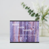 Hätte eine Postkarte | Holz (Stehend Vorderseite)