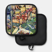 Hätte Gott es besser gemacht, hätte sie behalten Topflappen (Vorderseite/Rückseite)