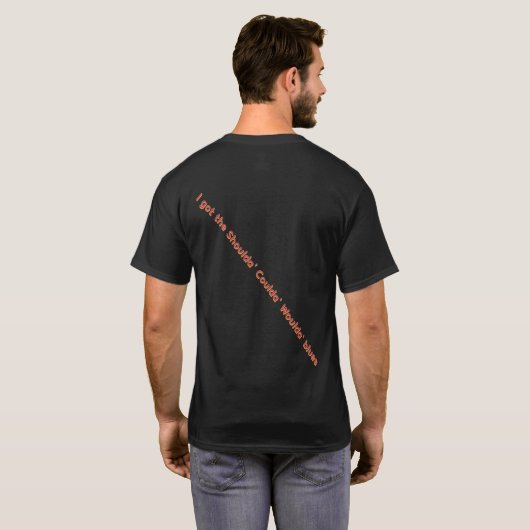 Hätte Hätte Blues T-Shirt (Schwarz voll)