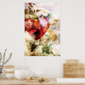 Hatte ich nicht geglaubt (Geigenkunstposter) Poster (Küche)