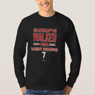 Hätte ihn laufen lassen Dansby Swanson Chicago Bas T-Shirt