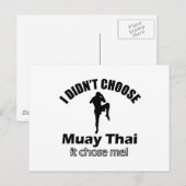 Hatte keinen Muay Thai gewählt Postkarte (Vorne/Hinten)