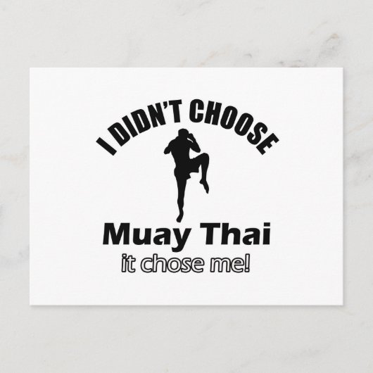 Hatte keinen Muay Thai gewählt Postkarte (Vorderseite)