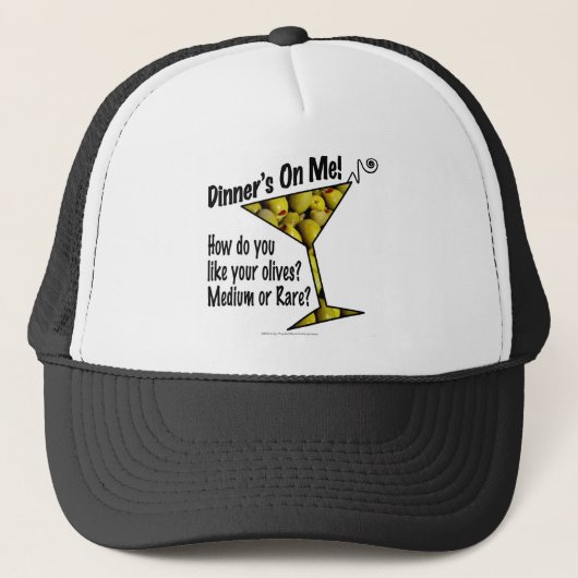 HATTE - MEDIUM oder seltene MARTINI OLIVES? Truckerkappe (Vorderseite)