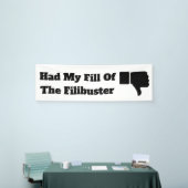 Hatte meine Fülle des Filibuster-Banners Banner (Messeveranstaltung)