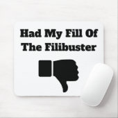 Hatte meine Fülle des Filibusters Mousepad (Mit Mouse)