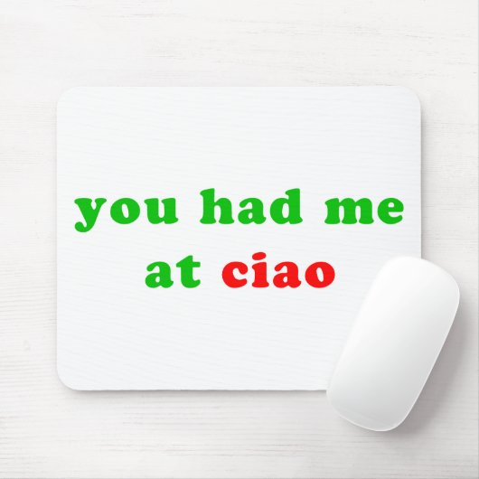 hatte mich an ciao mousepad (Mit Mouse)
