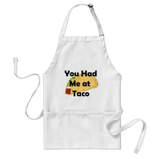 Hatte mich an der Taco-Schürze Schürze (Vorne)