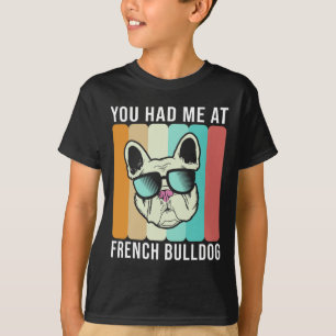Hatte mich auf Französisch Bulldog Fun Frenchie T-Shirt