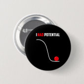 Hatte potenziellen lustigen Physik-Lehrer-Humor Button (Vorne & Hinten)