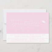 HATTEN BIS ZUM GRADUAT | EINLADUNG VON ABSCHLÜSSEN (Vorderseite)